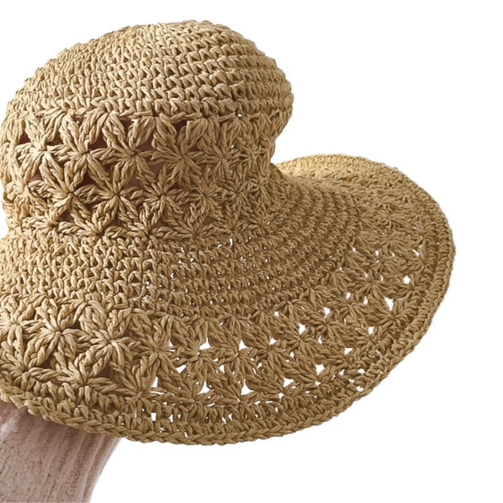 Aerie Crochet Floppy Sunhat